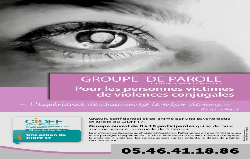 Groupe de parole pour les victimes de violences conjugales